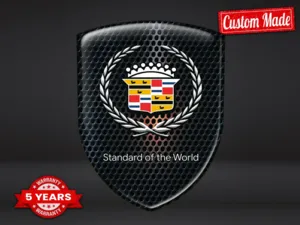 Cadillac Adesivo Cupola Stile Premium Logo Sport Racing